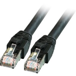 EFB-ELEKTRONIK EFB K5528SW.3 - Cable de interconexiones RJ45 S/FTP, Cat.8.1,BC, LSZH, 3m, negro