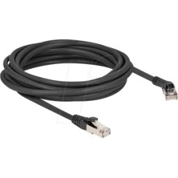 DELOCK 80707 - Cable de red RJ45 Cat.8.1 S/FTP macho 45° en ángulo recto a mach