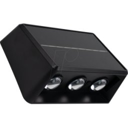 LUXULA LX-SO700118 - Aplique solar de pared arriba/abajo, 3 luces, CCT, IP54