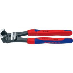 KNIPEX KN 61 02 200 - Alicates de corte frontal para pernos, 200 mm, cabeza pulida