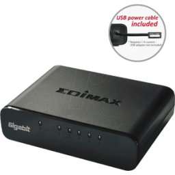 EDIMAX EDI ES-5500GV3 - Switch, 5 puertos, Gigabit Ethernet
