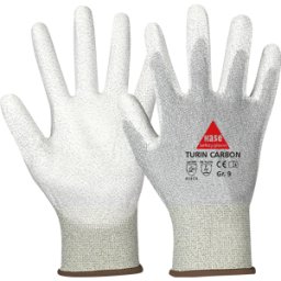HASE LEDERFABRIK HASE 508230 7 - Guantes de montaje, Turín Carbon, talla 7