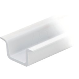 WAGO 210-509 - Carril de soporte, plástico, 35 x 15 mm, 2 m, gris claro
