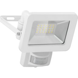GOOBAY GB 53880 - Proyector LED con sensor, 20 W, blanco, IP44, conexión de