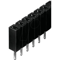 FISCHER ELEKTRONIK FIS BL1 20 G - conector hembra 2,54mm, 1x20, separable, bañado en oro