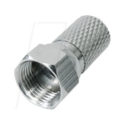 MAXTRACK MATR FFL0/7L - Twist-on F-plug, para cable de antena de Ø 7,0 mm