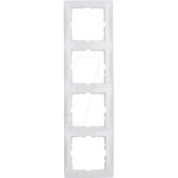 BERKER 10148989 - Marco cuádruple, p.1, blanco polar brillante