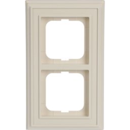 BUSCH-JAEGER BJ 1722-832 - Marco de cubierta 2-fold marfil blanco - Busch-Dynasty®