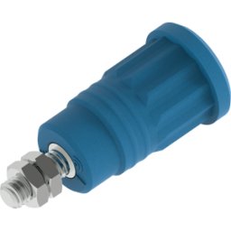 ELECTRO PJP PJP 3285-BL - Casquillo de seguridad, 4 mm, M4, azul