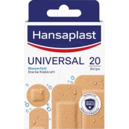 HNP UV 20STRIPS - Hansaplast Universal, rayas, 4 tamaños