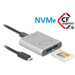 DELOCK 91751 - Lector de tarjetas USB tipo C™ para tarjetas de memoria CF
