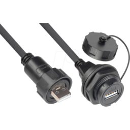 GOOD CONNECTIONS GC IC04-U203 - Conector - Cable USB 2,0 Tipo A > Panel Socket A, bayoneta