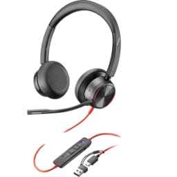 HEWLETT PACKARD HP 8X225AA - Auriculares, Blackwire 8225, estéreo, equipos, USB-C +USB-C/a