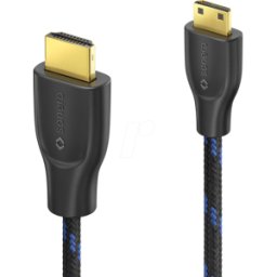 SONERO SON X-PHC021-030 - Cable mini HDMI a HDMI, 4K 60 Hz, nailon, 3,0 m