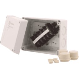 BOXEXPERT.DE HNS 12516782-H02 - Caja de derivación con borne, 167 x 125 x 82 mm