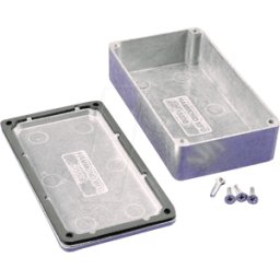 HAMMOND MANUFACTURING 1550WB - Carcasa de aluminio, 115 x 64 x 30 mm, plateado, IP66