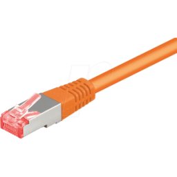 FREI PATCH-C6 025OR - Cable de conexión PiMF de 0,25m Cat.6, naranja, RJ45