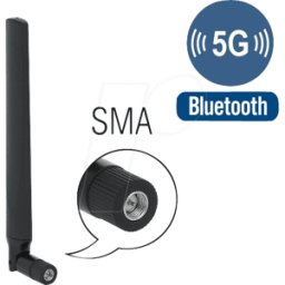 DELOCK 12634 - Conector SMA de antena 5G LTE, omnidireccional, articulaci&oacut