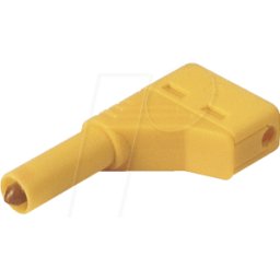 HIRSCHMANN TEST & MEASUREMENT LAS S-W GE - Conector para laboratorio de seguridad, acodado, amarillo