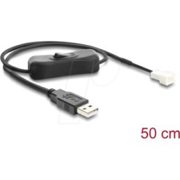 DELOCK 91232 - Cable de ventilador USB 2.0 Tipo-A macho a conector de ventilado