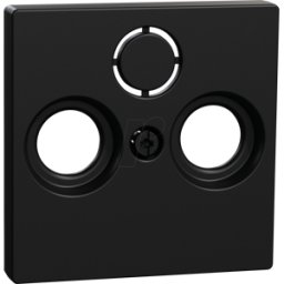 MERTEN ME MEG4123-0403 - Sistema M placa central TV/SAT inserto Ocean Plastic negro