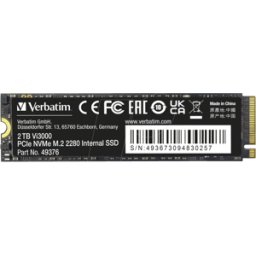 VERBATIM 49376 - SSD Verbatim Vi3000 PCIe NVMe M.2 de 2 TB