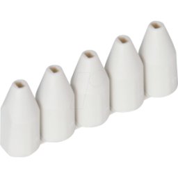 WAGO 2002-171 - Tope de aislamiento, 0,25 - 0,5 mm², 5 piezas/hilo, gris