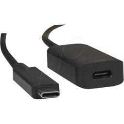 EFB-ELEKTRONIK EFB USBCUSBC1GE5 - Cable USB 3.1, conector macho tipo C > hembra, 10 Gbps, 5,0 m