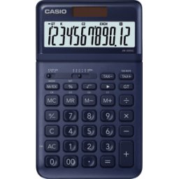 CASIO JW200SCNY - Calculadora CASIO, solar, azul oscuro