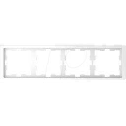 MERTEN ME MEG4040-6535 - D-Life, marco, cuádruple, blanco loto
