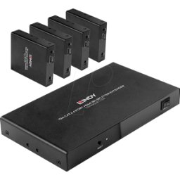 LINDY 38262 - Extensor HDMI Splitter de 4 puertos, Cat.6, 70 m