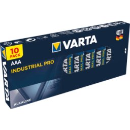 VARTA VAR IND10 MICRO - Industrial PRO, pila alcalina, AAA (Micro), paquete de 10