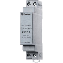 FINDER FIN 77.01.8.8051 - Relé de carga, 5 a, interruptor de valor de par, 240 V.
