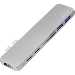LOGILINK UA0302 - Estación de acoplamiento / replicador de puerto, USB 3,2 2x2 Tip