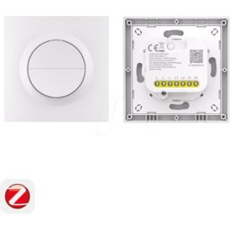 SONOFF SON MINI-ZB2GSLE - Interruptor de pared de 2 canales, Zigbee, sin conductor neutro