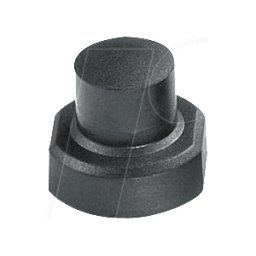 MEC SWITCHES KAPPE 1S09-16.0 - Tapa para palpador 3F.., 16mm (= altura tapa incl. Pulsador), sw