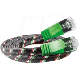 SLIM ST6 05 GN - Cat.6 Cable DELGADO resistente, F/FTP, 0,5 m, verde