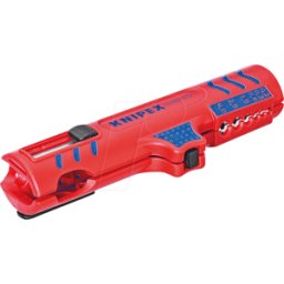 KNIPEX KN 16 85 125 SB - Herramienta pelacables, 125 mm, para cables redondos, 8,0-13,0 m