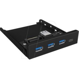 ICYBOX ICY IB-HUB1418I3 - Panel frontal 3.5" 4x USB 3.0 (toma de poste)