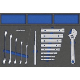 MATADOR MAT 8164 1251 - Juego de llaves de boca cerrada, especial, 15 piezas