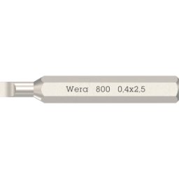 WERA 05058101001 - Micro bit ranurado 0.40x2.5x30