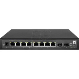 LEVELONE GES2110 - Switch, 10 puertos, Gigabit Ethernet, SFP