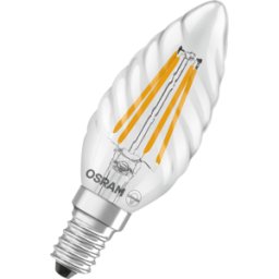LEDVANCE GMBH LDV 854467608 - Lámpara LED Star E14, 3,4 W, 470 lm, 2700 K, filamento