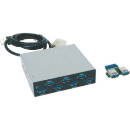 EXSYS EX-1167 - Panel frontal, 3,5, 7x USB 3.0 tipo-A.
