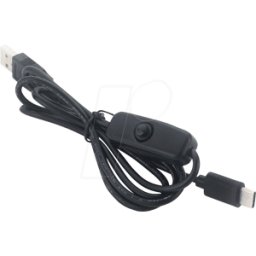 FREI RPI CABLE USB-C - Raspberry Pi - Cable con interruptor, enchufe A > enchufe USB