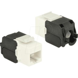 DELOCK 86266 - Conector hembra Keystone RJ45 > LSA sin herramientas Cat.6a UTP