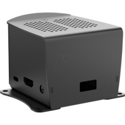 FISCHER ELEKTRONIK RPIC RSP2HSAL - Funda para Raspberry Pi 3A+, aluminio, negra, con solapa