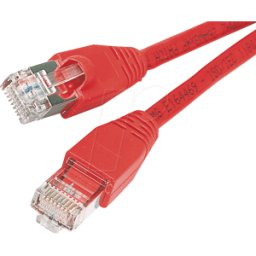 FREI PATCHKABEL 1 RT - Cable Cat.5e de 1,0 m, rojo, cable de red RJ45