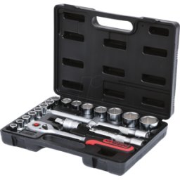 KS TOOLS GMBH KS 911.0620 - Juego de llaves de vaso de 1/2", 20 piezas