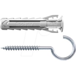 FISCHER BEFESTIGUNGSSYSTEME FD 567840 - Pasador + gancho redondo, SX Plus 10x50 RH K, 2 piezas